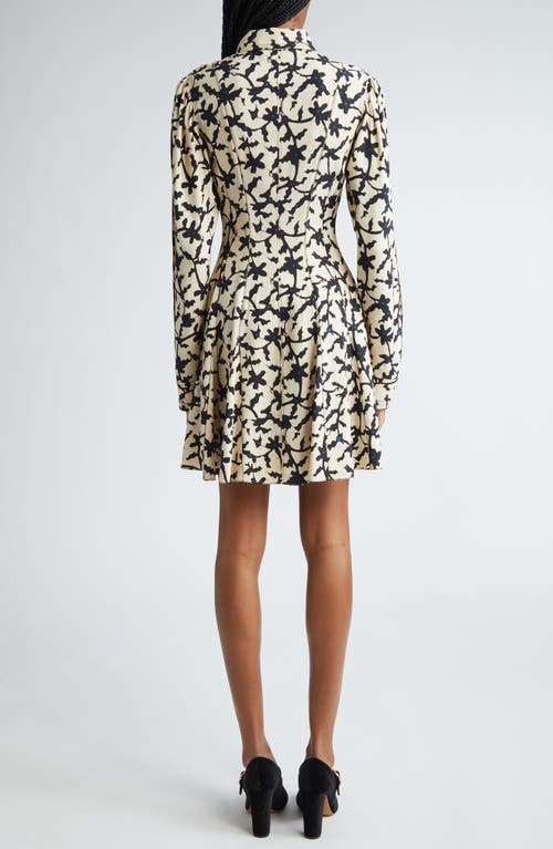 Ulla Johnson Roanne Tie-detailed Mini Shirt Dress In Moonstone