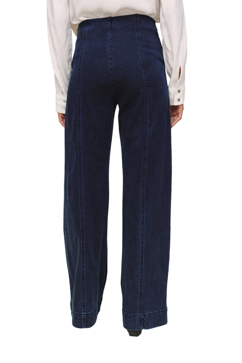 Side Zip High Waist Flare Jeans, Alternate, color, MIDNIGHT ARTIC WASH