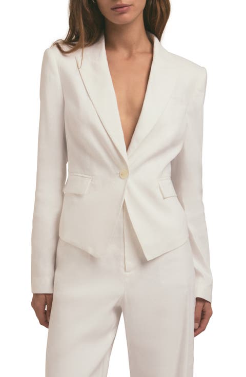 Th Short Favorite Linen Blend Blazer