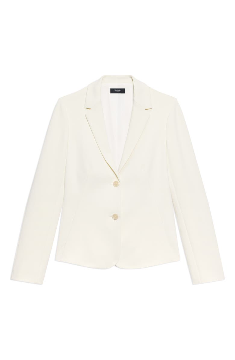 Theory Admiral Crepe Blazer, Alternate, color, Rice