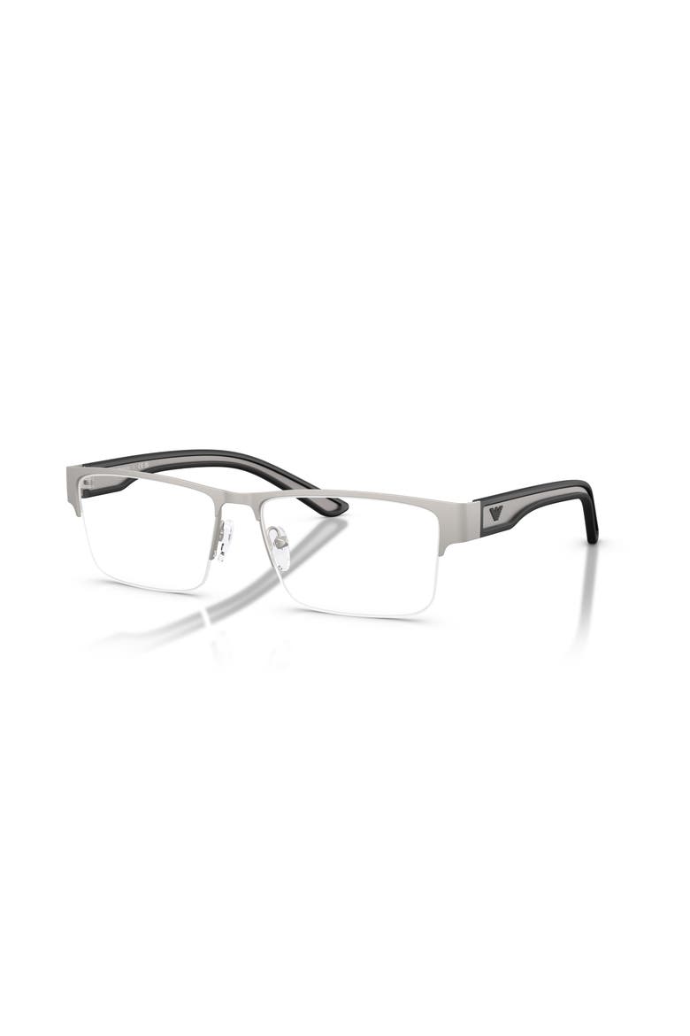55mm Rectangle optical glasses, Main, color, Grey