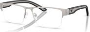 Emporio Armani 55mm Rectangle optical glasses