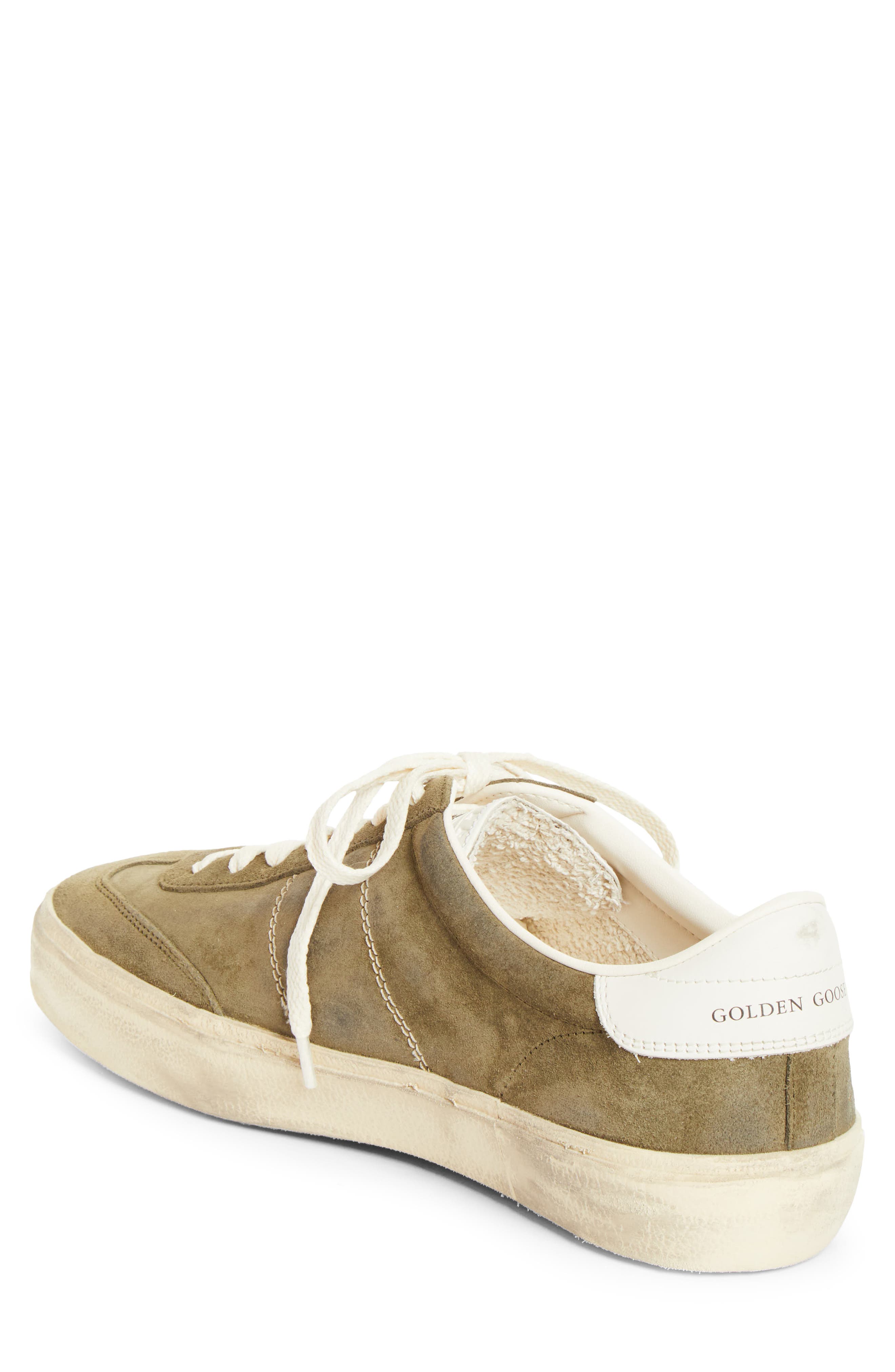 Golden Goose Soul Star Low Top Sneaker, Alternate, color, Olive Green/ White/ Milk