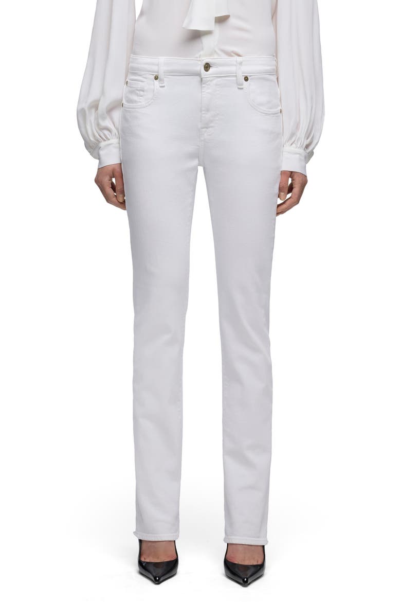 The Slim Skinny Leg Jeans, Main, color, PURE WHITE