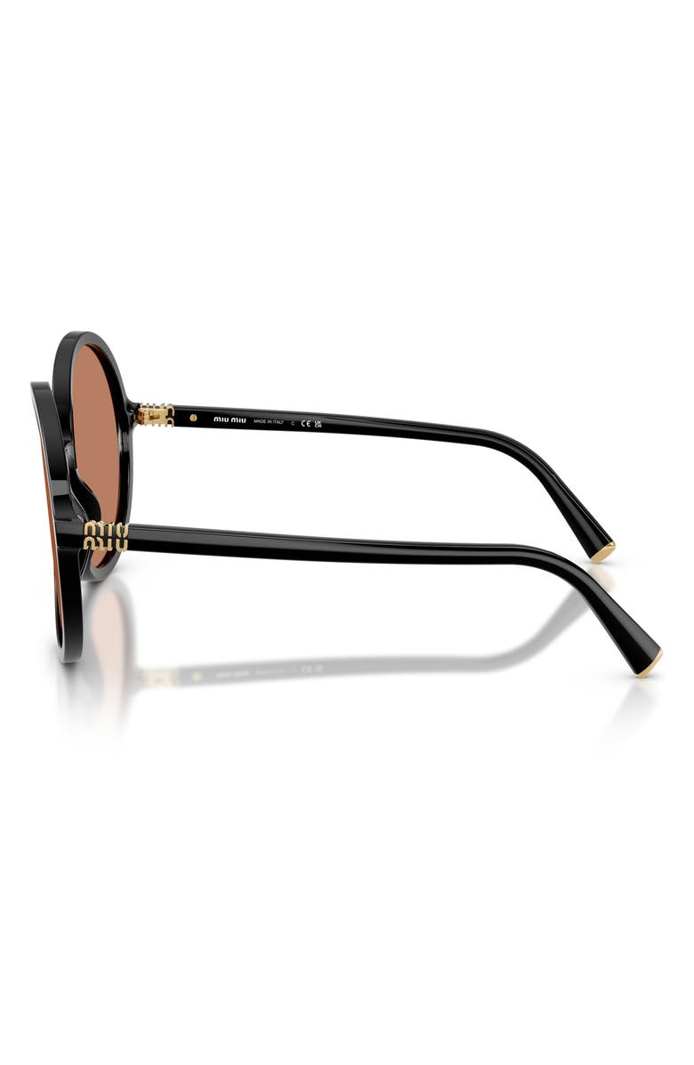 Miu Miu 59mm Round Sunglasses, Alternate, color, 