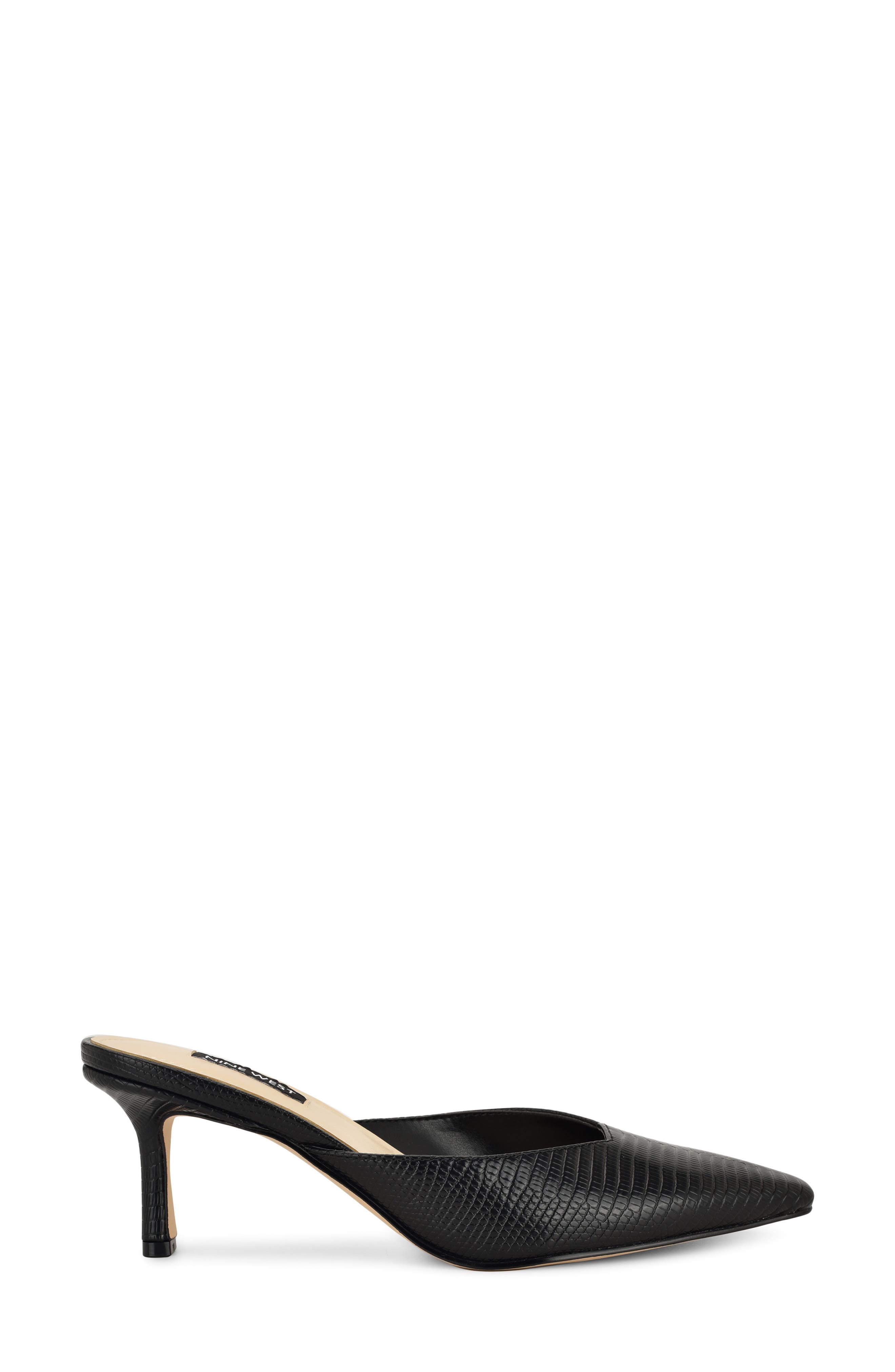 Nine West Camenla Mule, Alternate, color, Black