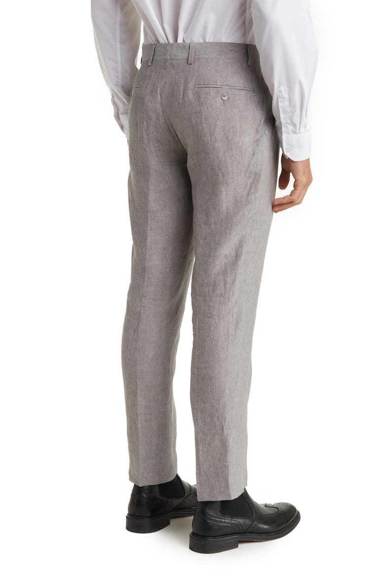 Hall Linen Pants, Alternate, color, LIGHT GREY