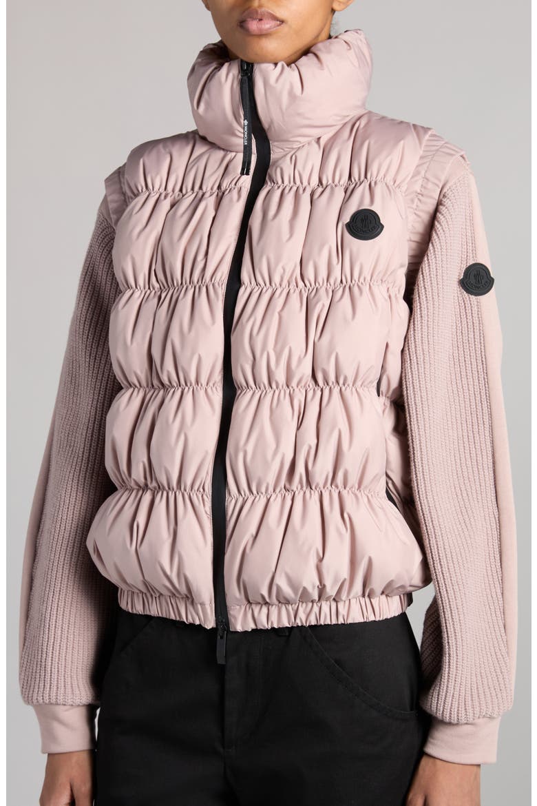 Apriate Down Puffer Vest, Alternate, color, MAUVE FANEE