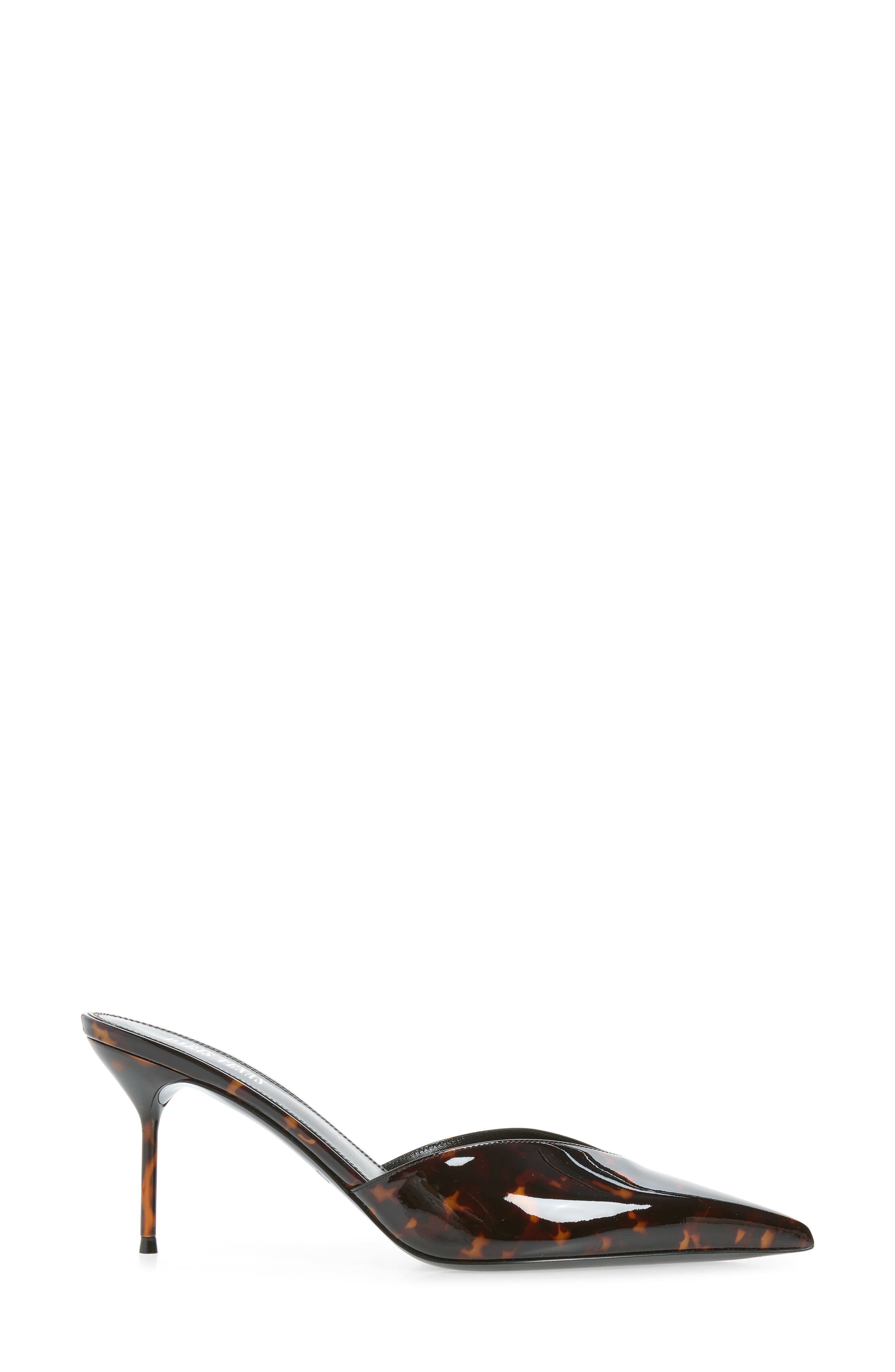 Lidia Sabot Pointed Toe Mule, Alternate, color, TORTOISE