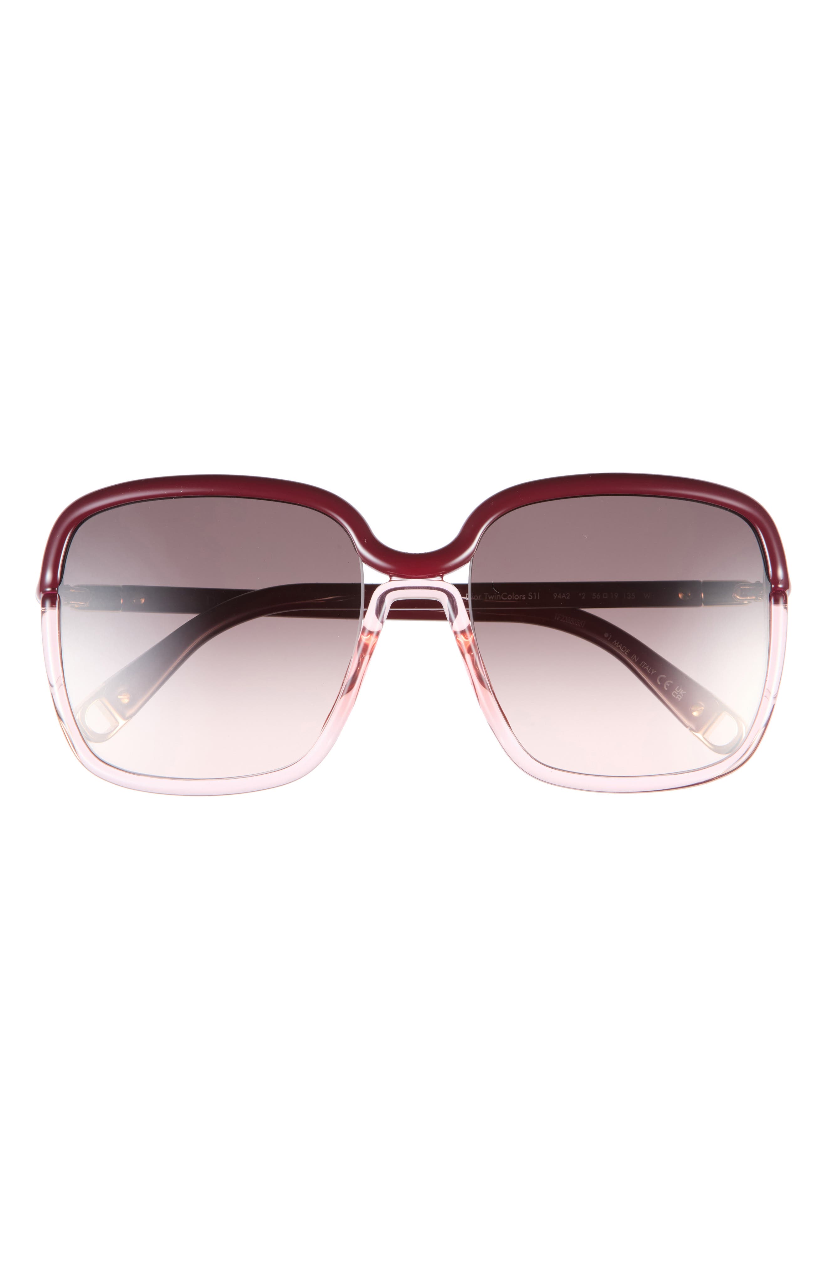 selected SHINY RED / GRADIENT BROWN