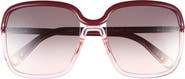 DIOR TwinColors S1I Gradient Square Sunglasses