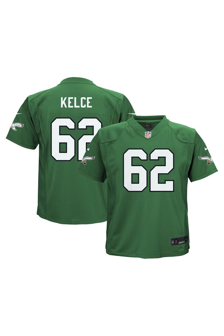 Toddler Nike Jason Kelce Kelly Green Philadelphia Eagles Alternate Game Jersey, Main, color, Kelly Green