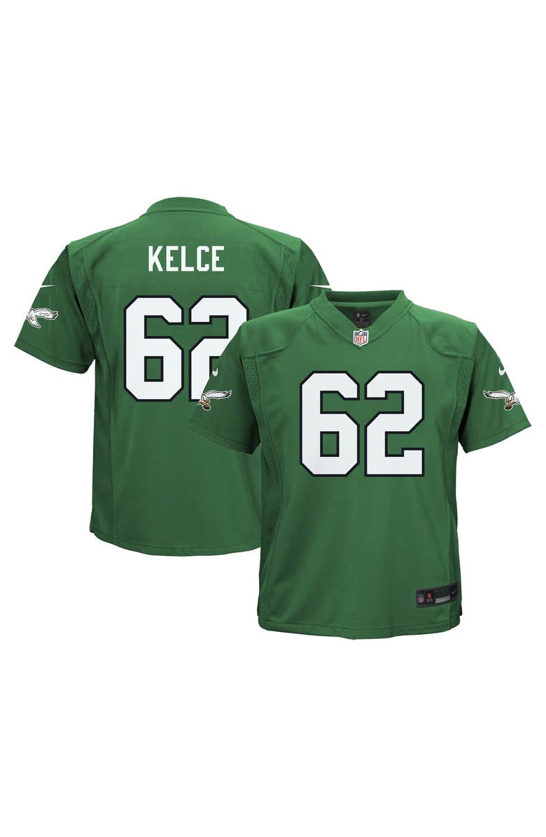Nike Toddler Nike Jason Kelce Kelly Green Philadelphia Eagles Alternate Game Jersey, Main, color, 