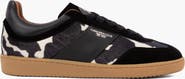 Cavalinho Club Cow Print Leather Sneakers