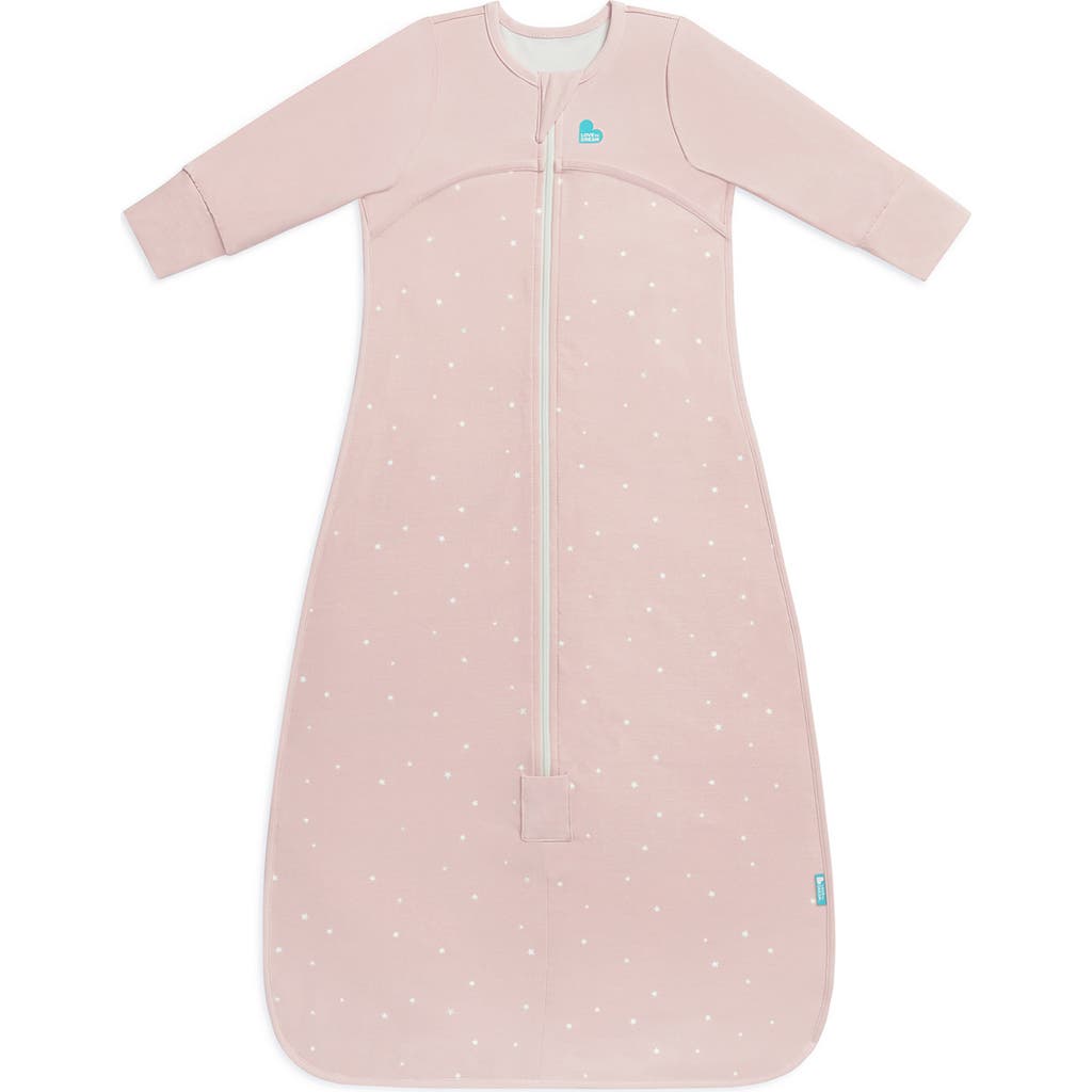 Love To Dream Long Sleeve 1.0 Tog Stretch Cotton Sleep Bag In Pink