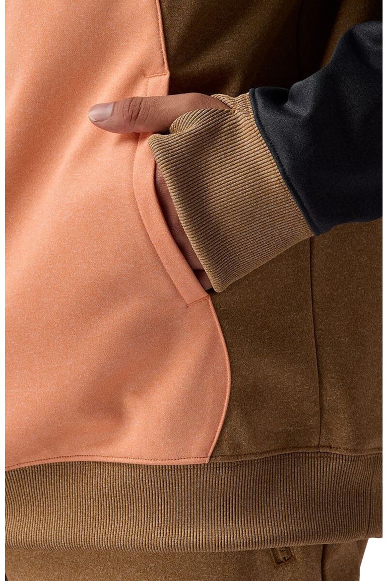 Meltdown Water-Resistant Hoodie - Men's, Alternate, color, Bistre Heather Combo