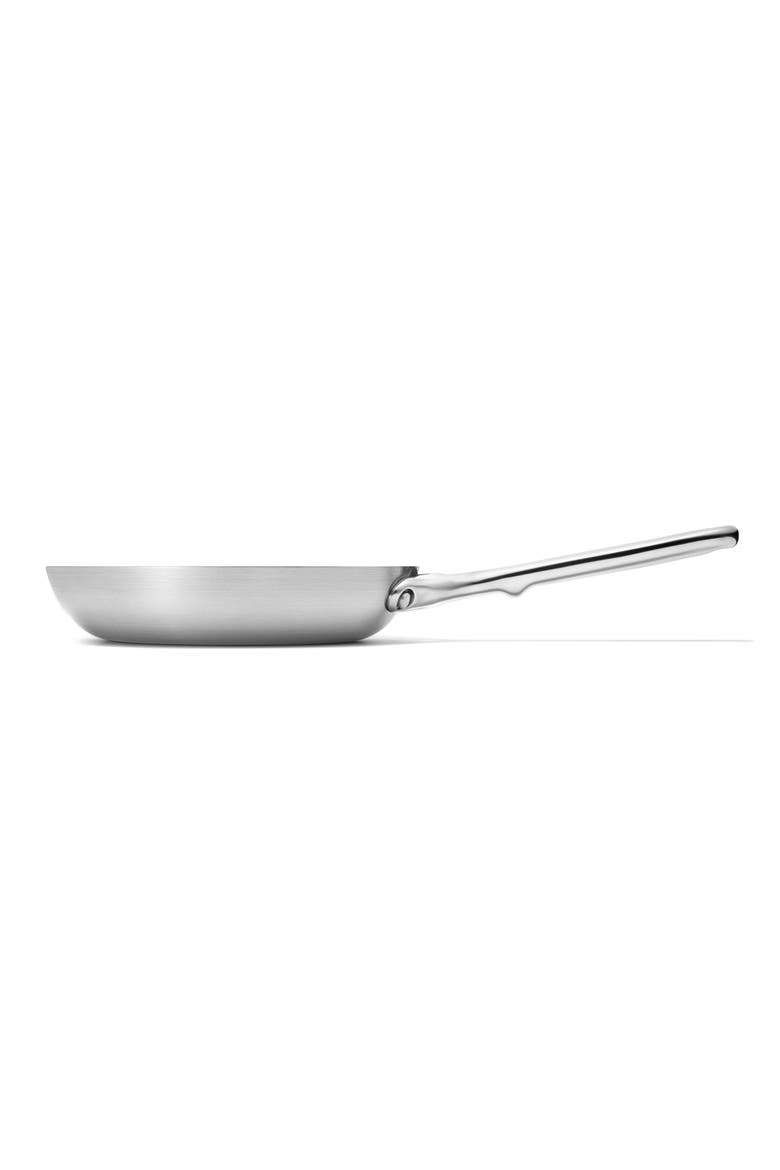 8-Inch Nonstick Ceramic Coated Stainless Steel Fry Pan, Alternate, color, STAINLESS STEEL