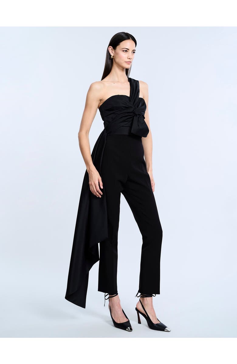 BCBGMAXAZRIA Bustier with Long Train, Alternate, color, Black