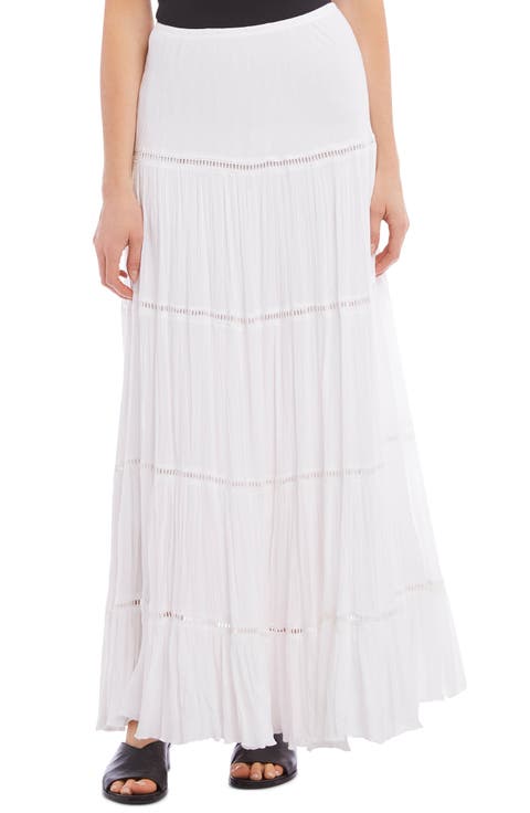 Open Inset Maxi Skirt