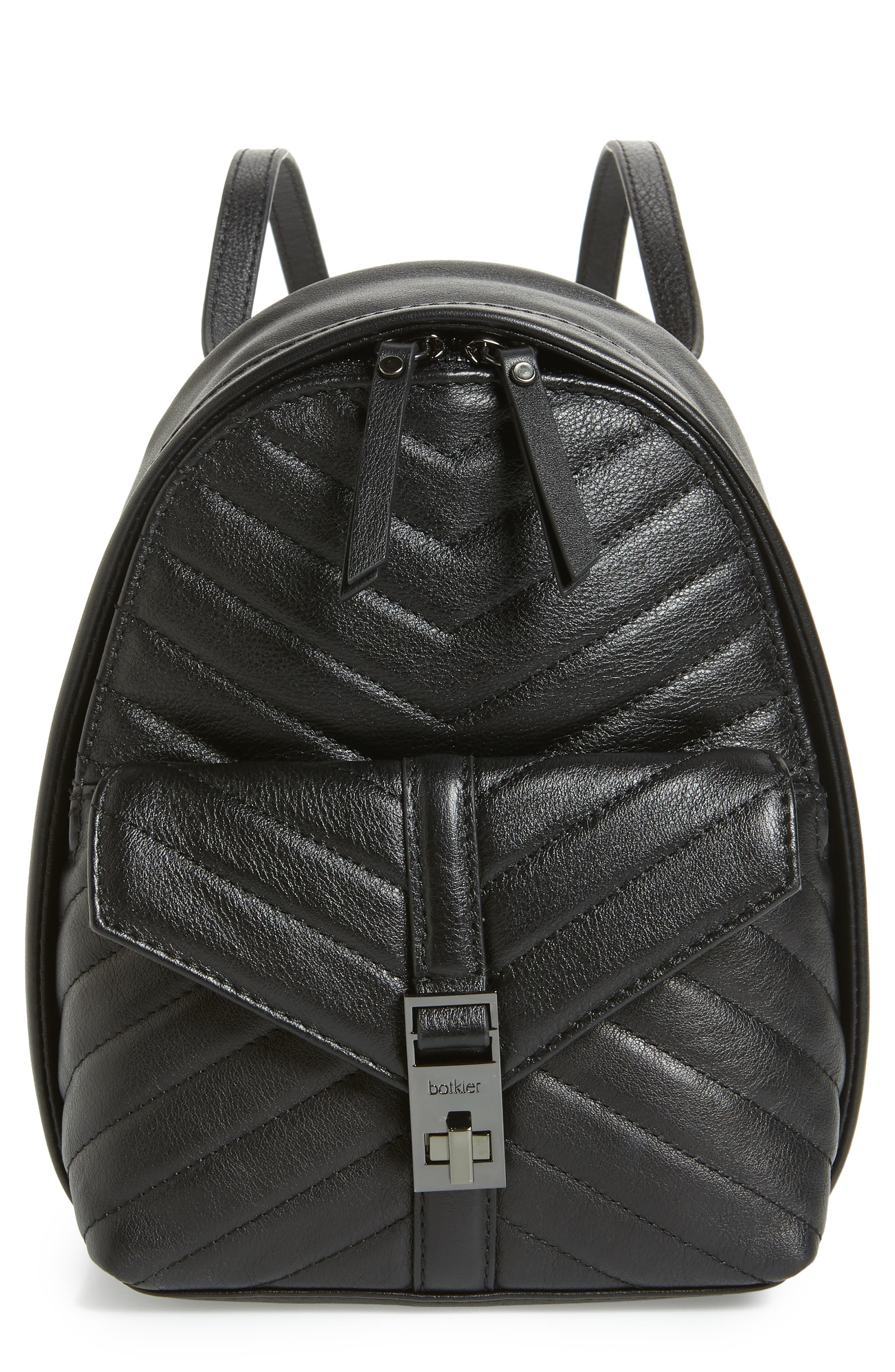 Botkier Dakota Quilted Leather Backpack, Main, color, 