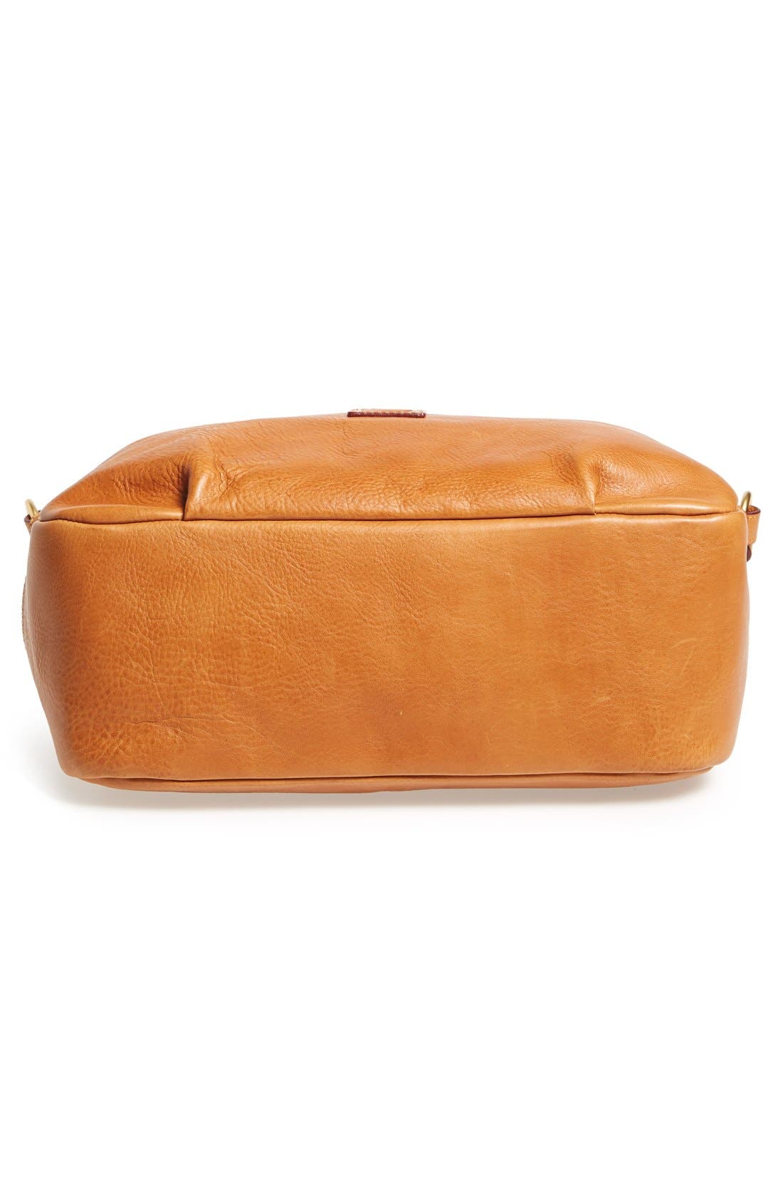 'Tilton' Leather Crossbody Bag, Alternate, color, NATRUAL