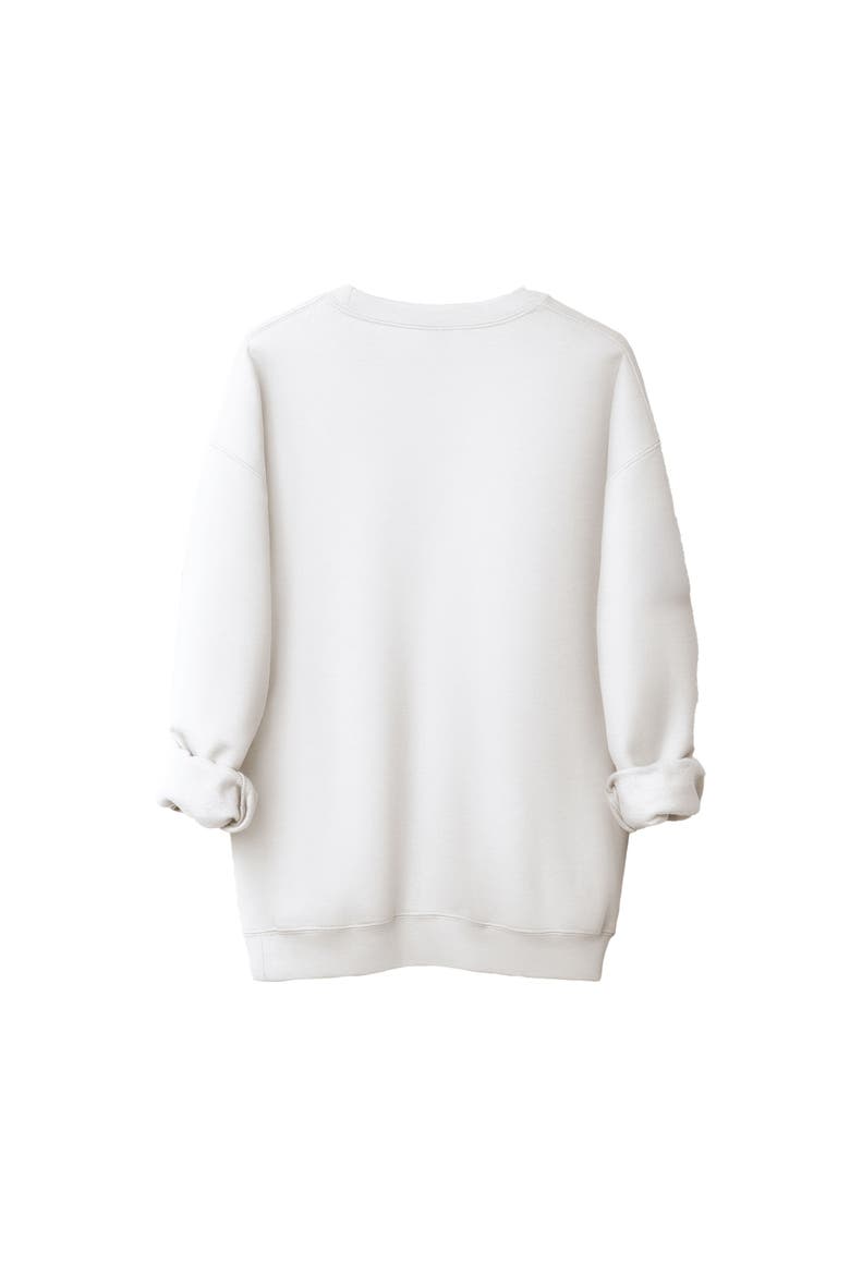 Varsity Spooky Vibes Sweatshirt, Alternate, color, White
