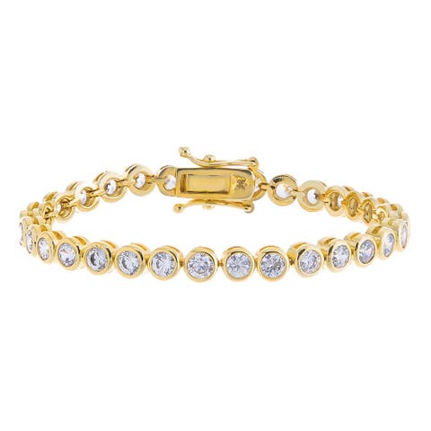 Bezel Tennis Bracelet