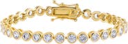 BY ADINA EDEN Bezel Tennis Bracelet
