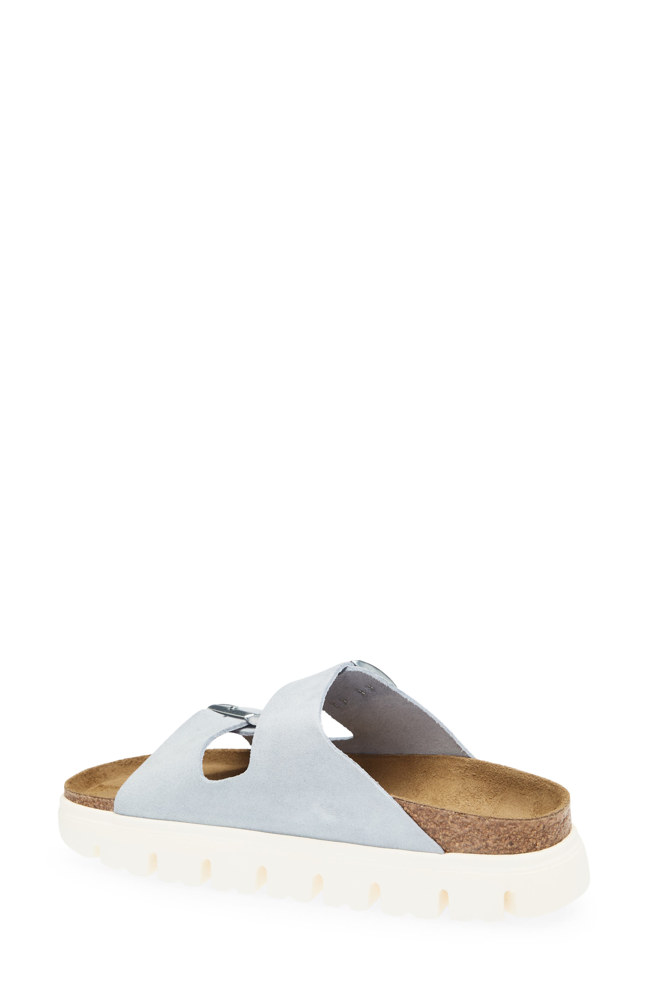 Airzona Chunky Suede Slide Sandal, Alternate, color, BABY BLUE