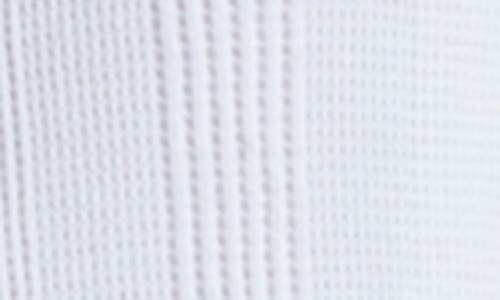 Unionbay Malorie Textured Long Sleeve Cotton Polo In White