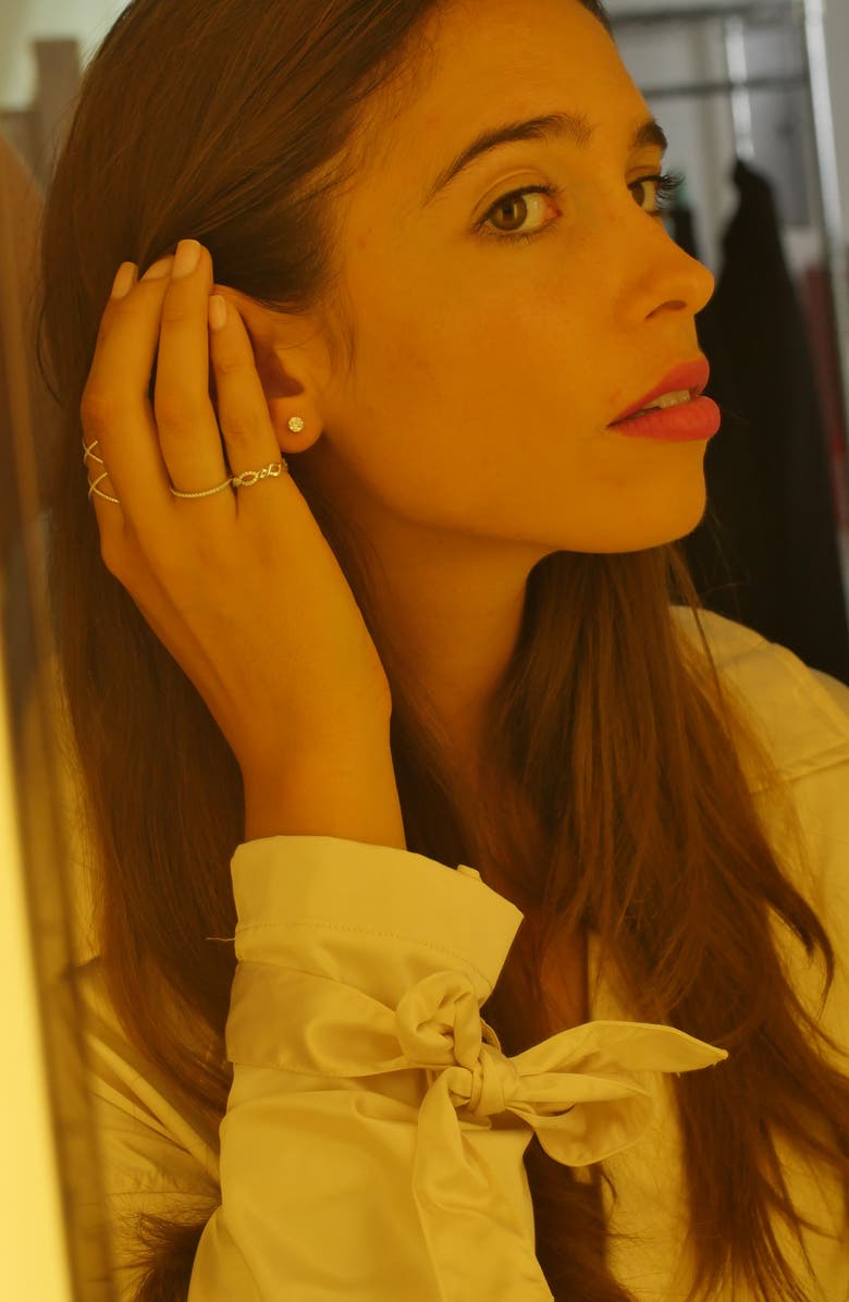 Bony Levy 3.00 YG STUD, Alternate, color, 18K Yellow Gold