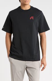 Malbon Golf Bermuda Benchmark Cotton Graphic T-Shirt