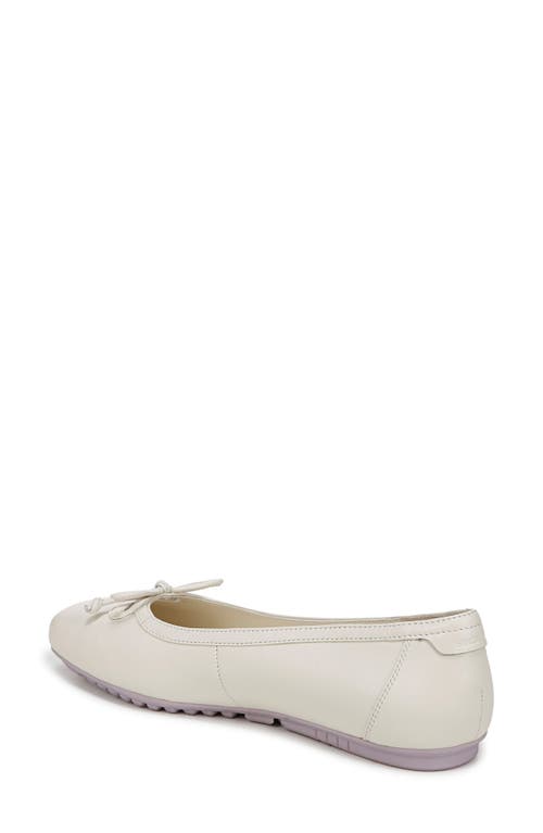 Franco Sarto Imara Square Toe Ballet Flat In White