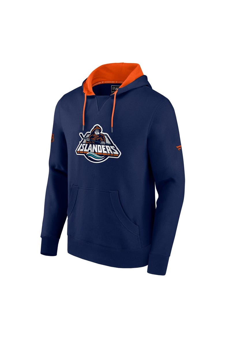 Men's Fanatics Branded Navy New York Islanders Special Edition 2.0 Team Logo Pullover Hoodie, Alternate, color, Navy