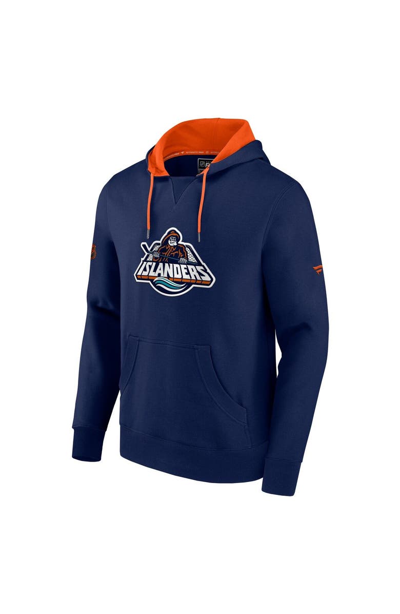 FANATICS Men's Fanatics Branded Navy New York Islanders Special Edition 2.0 Team Logo Pullover Hoodie, Alternate, color, 