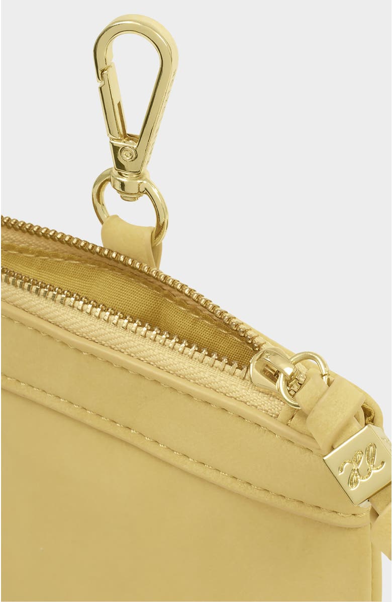 Katie Loxton Clip On Sunglasses Case, Alternate, color, Butter Yellow Suedette