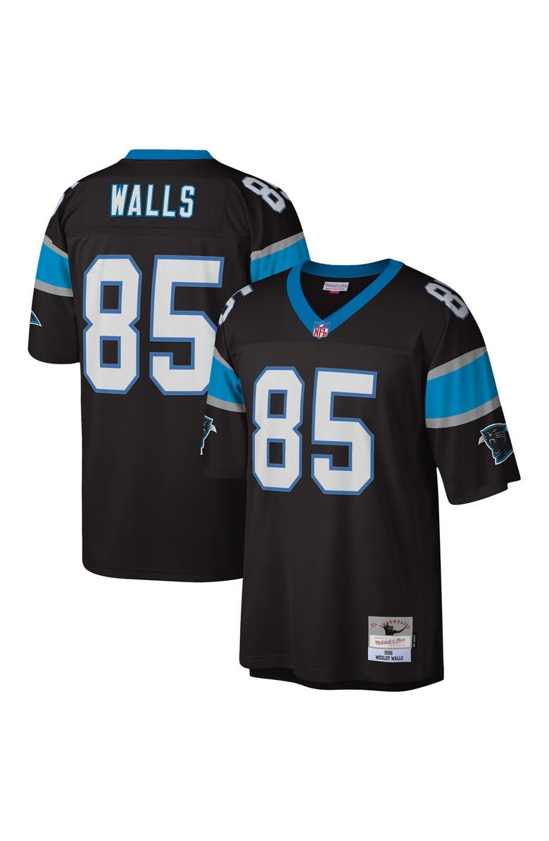 Mitchell & Ness Men's Mitchell & Ness Wesley Walls Black Carolina Panthers Legacy Replica Jersey, Main, color, Black