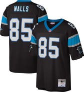Mitchell & Ness Men's Mitchell & Ness Wesley Walls Black Carolina Panthers Legacy Replica Jersey