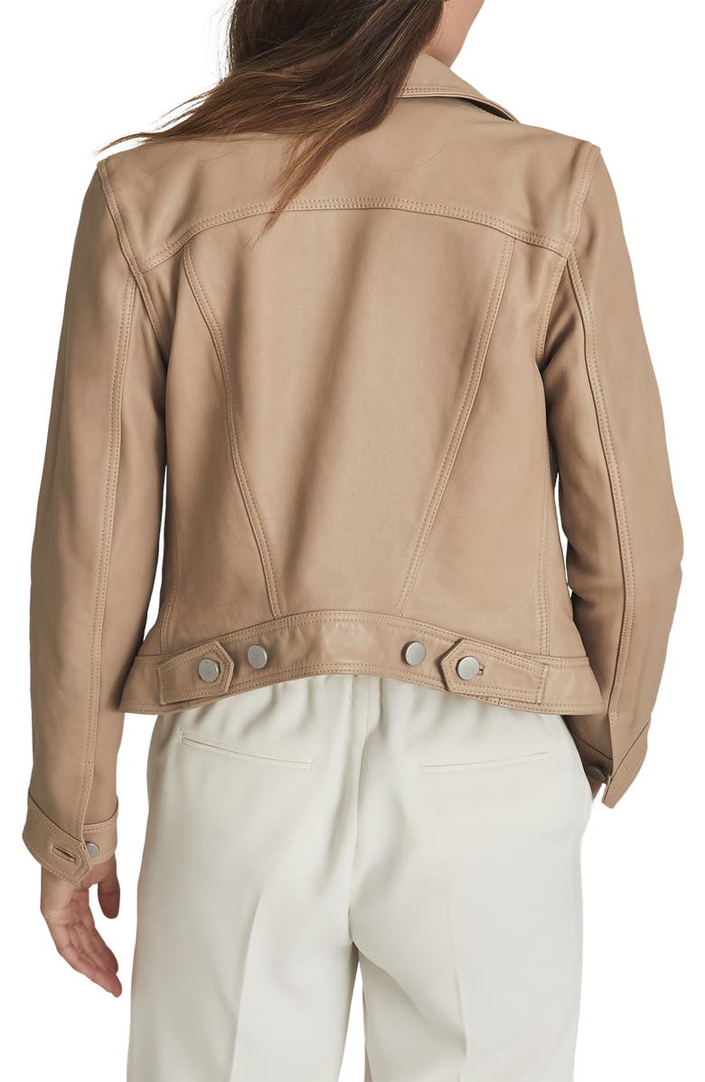 Reiss Piper Leather Jacket, Alternate, color, 