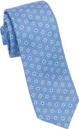 Brooklyn Brigade Men's Geo Flower Cotton Tie