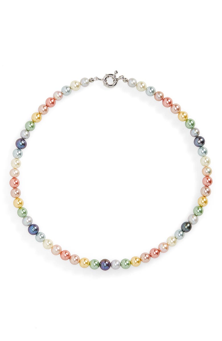 POLITE WORLDWIDE Multicolor Freshwater Pearl Necklace, Main, color,