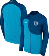 Nike Men's Nike Blue England Women's National Team 2003 Academy Pro Anthem Raglan Performance Full-Zip Jacket