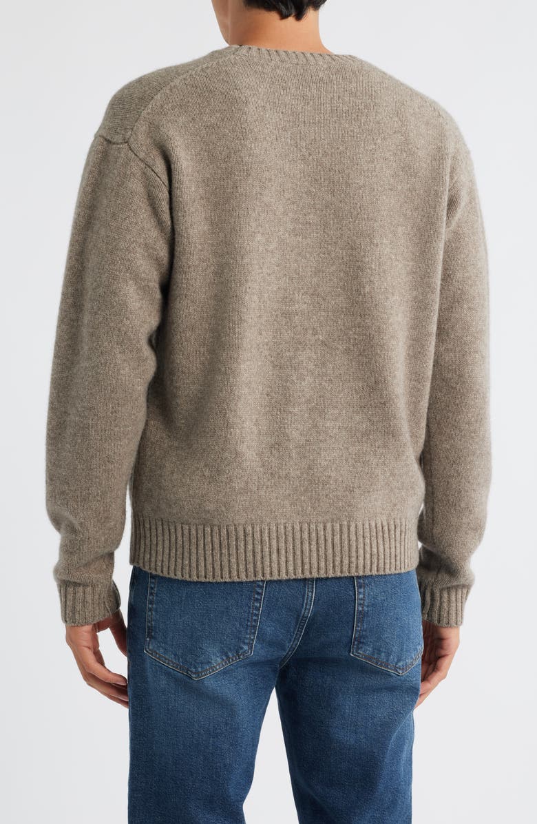 FRAME Yak Hair & Merino Wool Sweater, Alternate, color, Dark Taupe