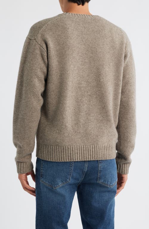 Frame Ribbed Knit Sweater In Burgundy
