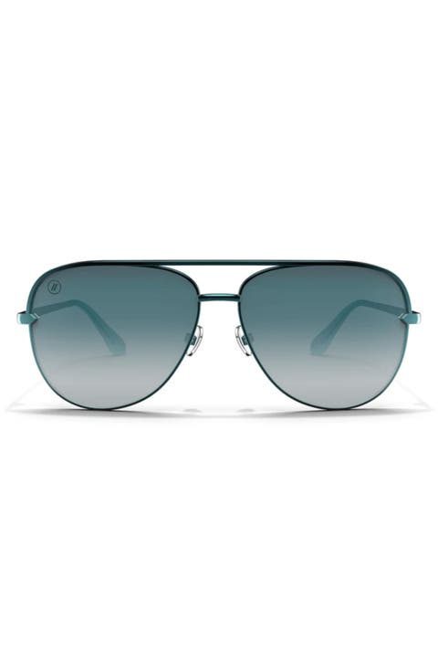 Shadow 60mm Polarized Gradient Aviator Sunglasses