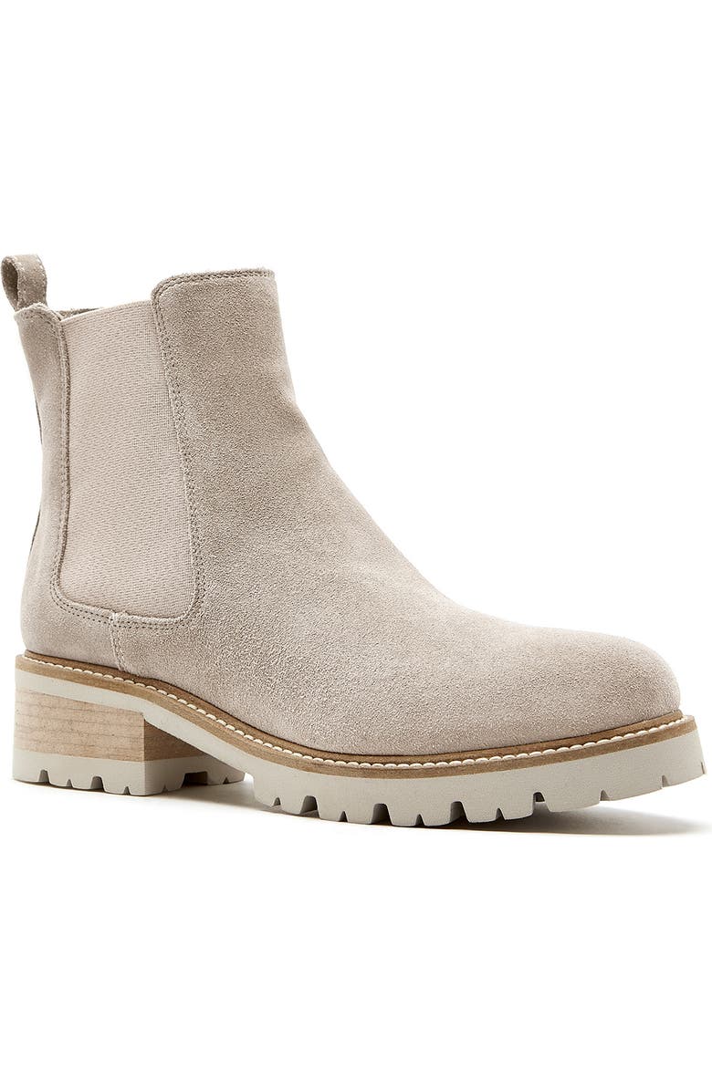 La Canadienne Carlo Waterproof Chelsea Boot, Main, color, Pebble
