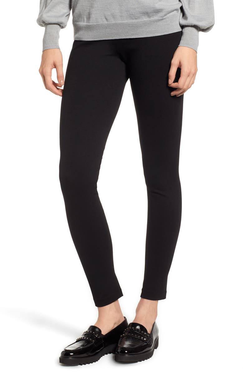 Vince Camuto Seamed Back Ponte Leggings, Main, color, 