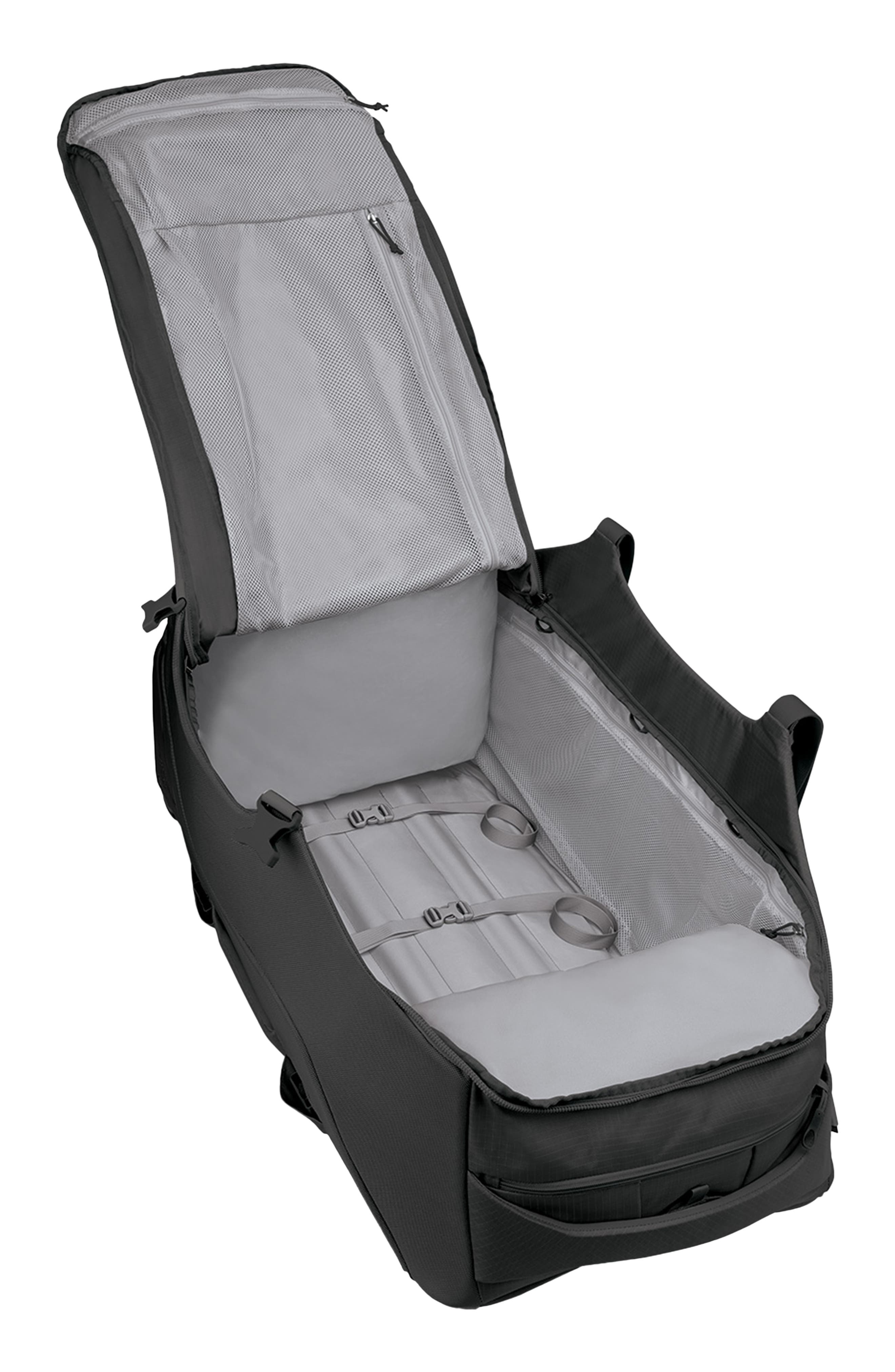 Osprey Sojourn 36-Inch 130-Liter Shuttle Wheeled Recycled Nylon Duffle Bag, Alternate, color, Black