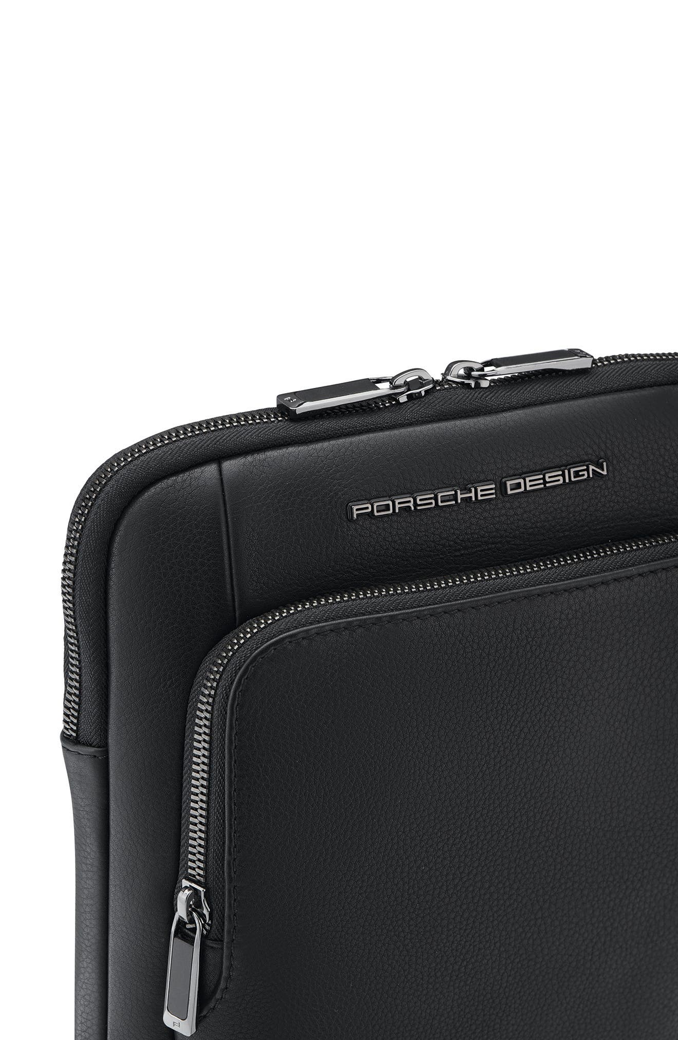 Porsche Design Roadster Small Leather Shoulder Bag, Alternate, color, 