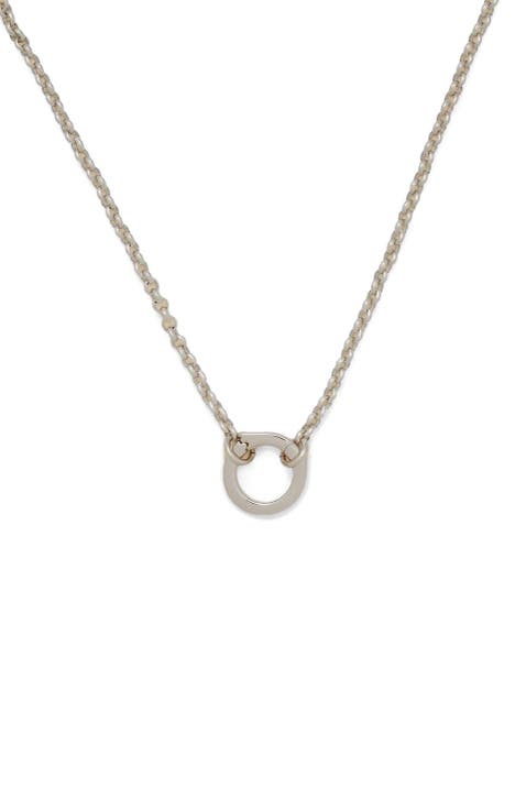 Rolo Charm Necklace with Link Lock